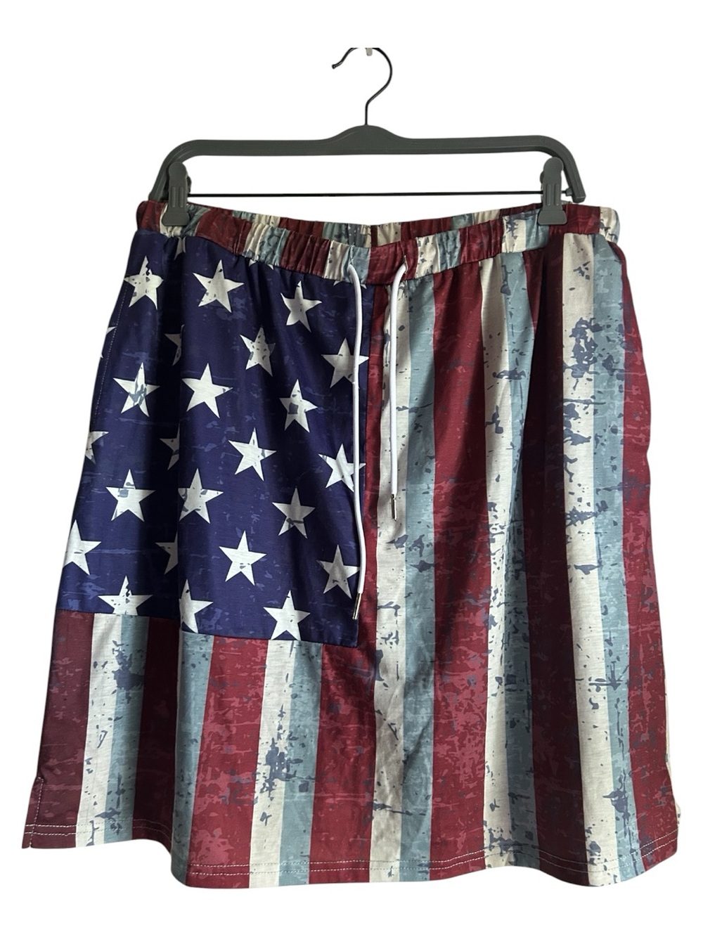 Women's Size 2X American Flag Skort in Red, White & Blue